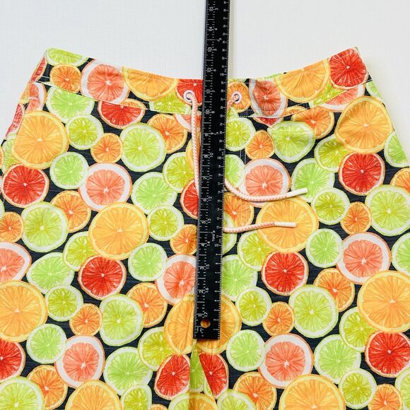 Johnnie-O Size Med Bridgetown Lemonade Board Short Swim Trunks 8.5 In $85 Orange - Picture 13 of 14